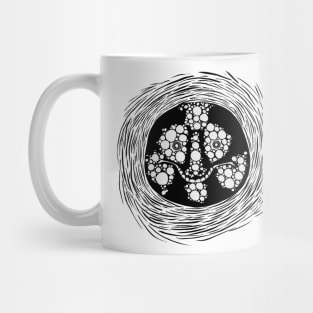 Creepy Spiral Mask Mug